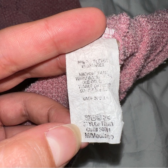 First Love | V Neck Twist Front Knit Sweater Tank Top Cami Pink Dusty Rose - Picture 8 of 11